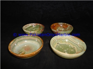 Multi Green Onyx Bowl