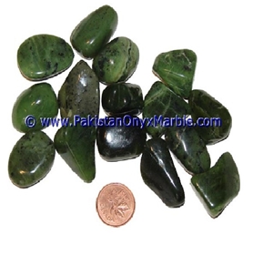 Nephrite Jade Polished Tumbled Stones