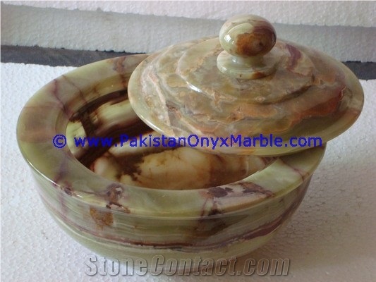 Onyx Apple Candy Jars Pots