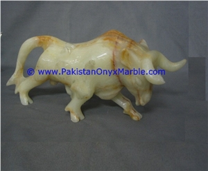Onyx Bull Ox Hand Carved Handicrafts