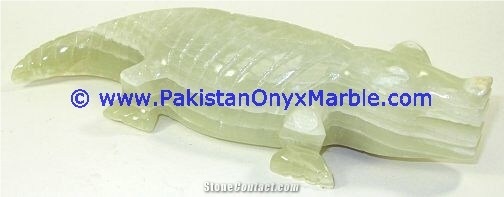 Onyx Crocodile Alligator Animal Artifacts