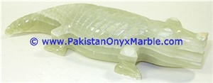 Onyx Crocodile Alligator Animal Artifacts
