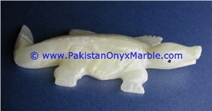 Onyx Crocodile Alligator Animal Artifacts