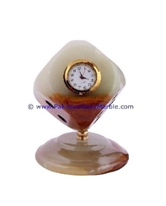 Onyx Dice Stand Shaped Clocks