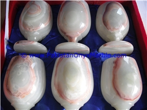 Onyx Egg Cups Holder Stand