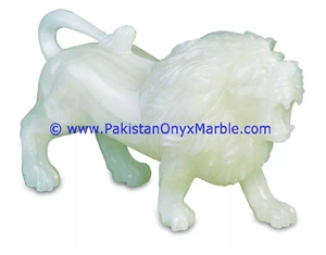 Onyx Lion Statue