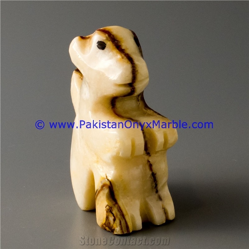 Onyx Monkey Statue