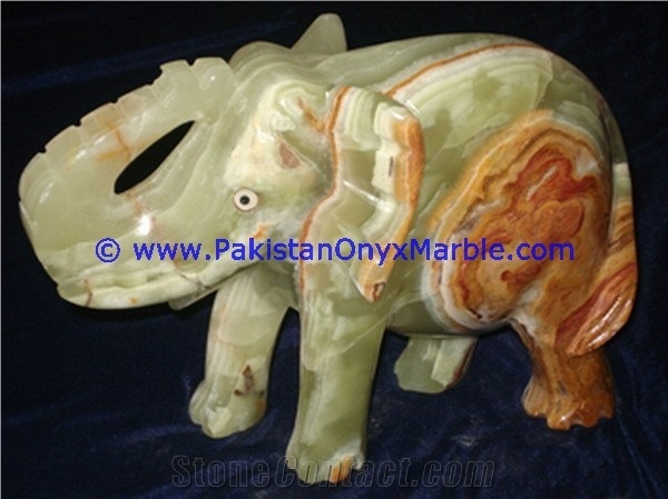Onyx Multi Green Onyx Animal Artifacts