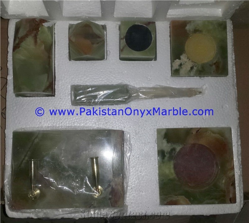 Onyx Office Accessories Set
