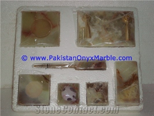 Onyx Office Accessories Set