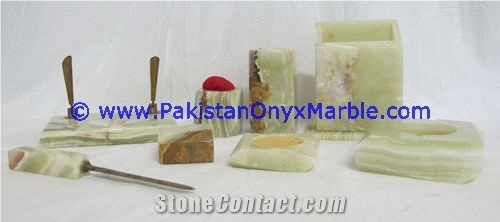 Onyx Office Accessories Set