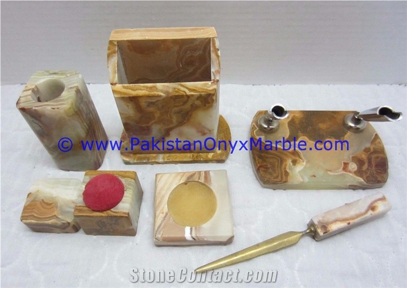 Onyx Office Accessories Set