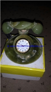 Onyx Telephone Shaped Clocks