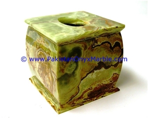 Onyx Tissue Box Cover