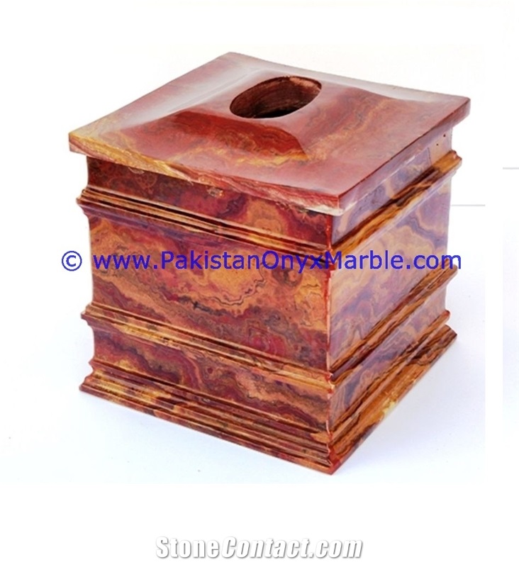 Onyx Tissue Box Cover