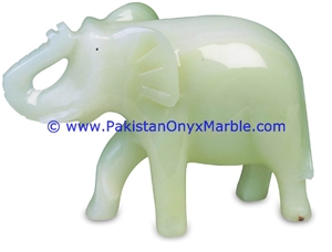 Onyx White Onyx Elephant Artifacts