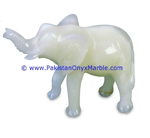 Onyx White Onyx Elephant Artifacts