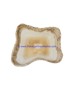 Rough Edge Irregular Shape Onyx Bowls