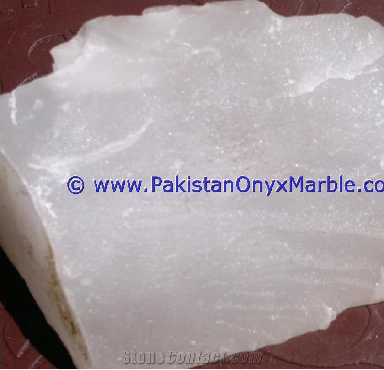 White Calcite Rough Natural