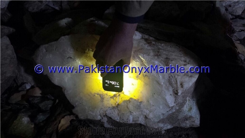 White Calcite Rough Natural