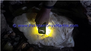 White Calcite Rough Natural
