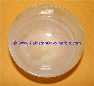 White Onyx Bowls