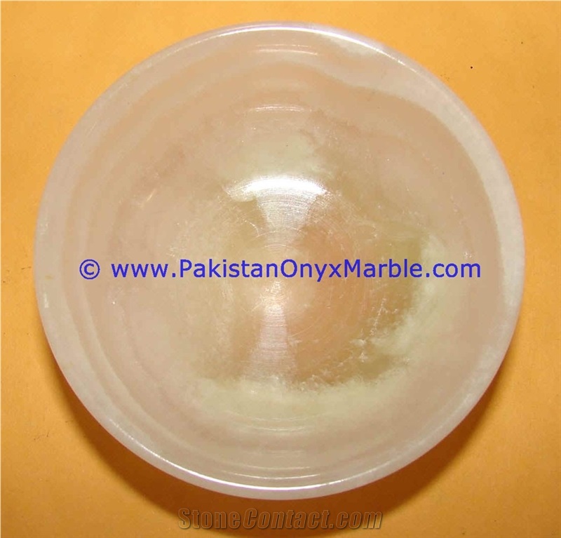 White Onyx Bowls
