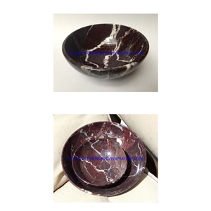 Zebra Red Marble Fruit Bowls Dish Cake