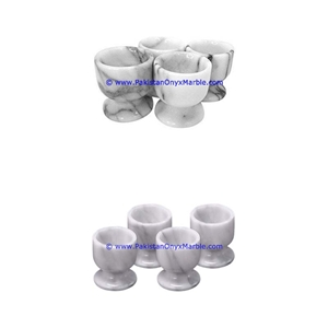 Ziarat Gray Marble Wine Glasses Goblets Set
