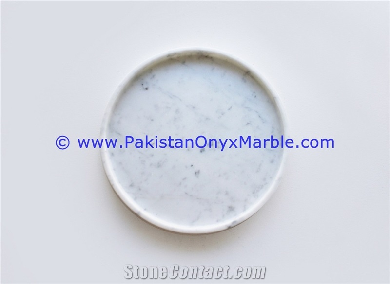 Ziarat White Marble Fruit Bowls Ziarat Carrara White