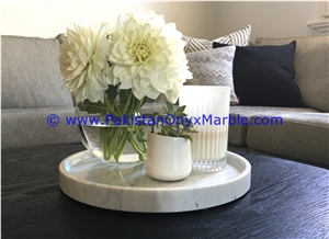 Ziarat White Marble Fruit Bowls Ziarat Carrara White