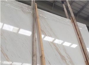 White Marble Flooring &Walling,Ariston Marble Slab