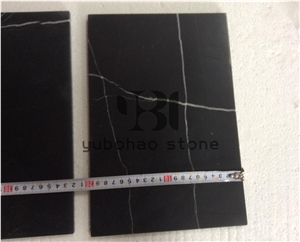 Black Serving Plate China Marquina Marble Tea Tray