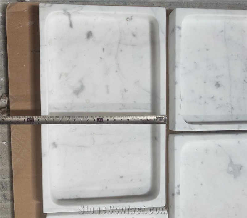 Carrara White, Marble, Bathroom Toothbrush Holders