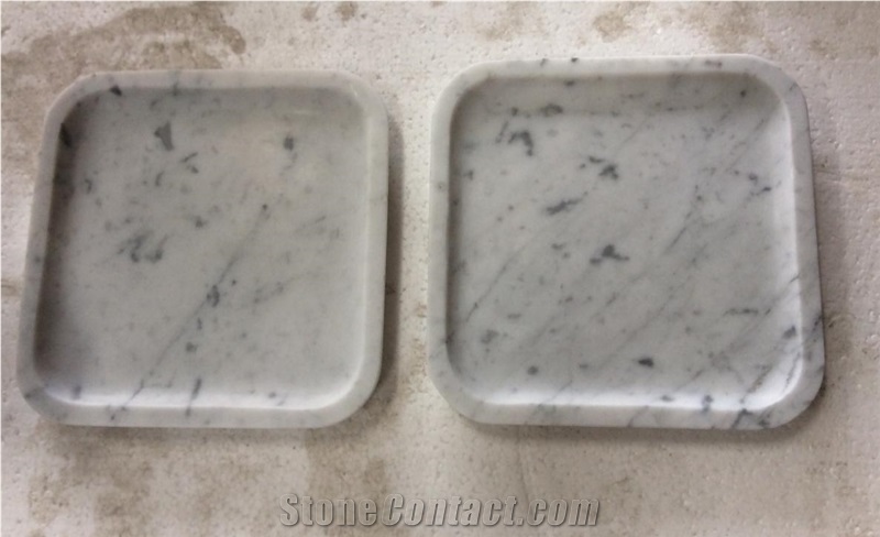 Carrara White, Marble, Bathroom Toothbrush Holders