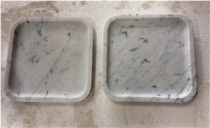 Carrara White, Marble, Bathroom Toothbrush Holders