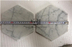 Carrara White Marble Soap Dishes Bath Accessories