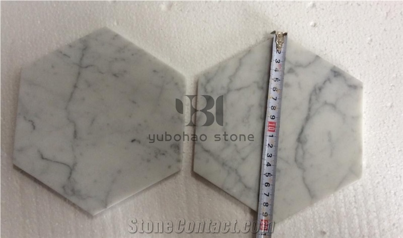 Carrara White Marble Soap Dishes Bath Accessories