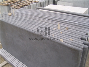 China Blue Limestone Honed Slabs/Tiles for Project