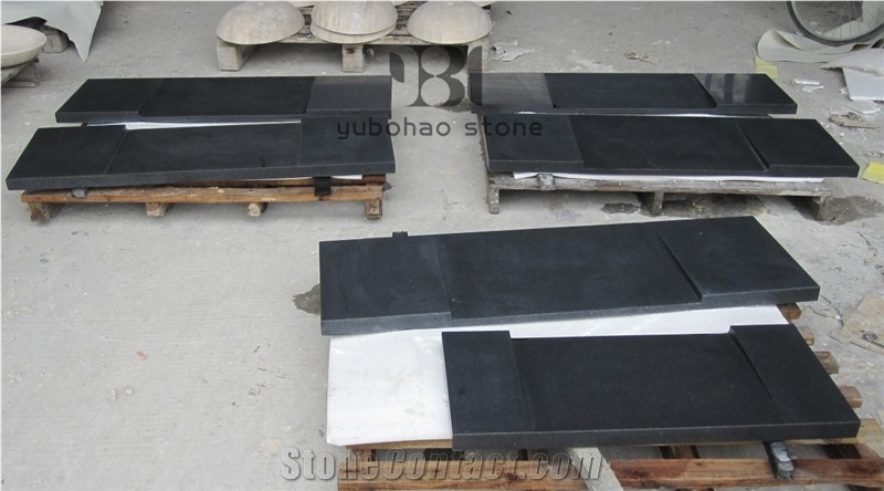 China Lava Stone Square Basins Black & Farm Sinks
