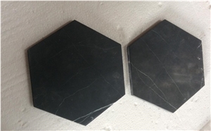 Dark Green Marble,Hexagonal Kitchen Trays, Plates