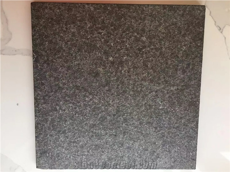 Flamed G684 Basalt Tiles for Garden Floor Paving