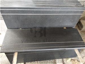 Flamed G684 Basalt Tiles for Garden Floor Paving