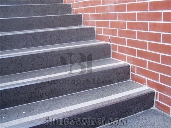 Flamed G684 Basalt Tiles for Garden Floor Paving