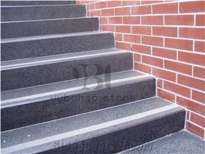 Flamed G684 Basalt Tiles for Garden Floor Paving