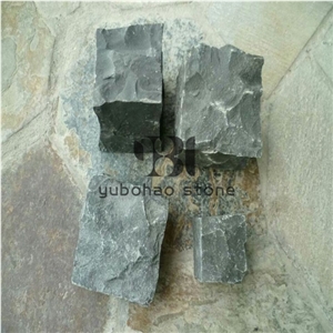 G654 Dark Grey Granite Pavers, Cobble Stone