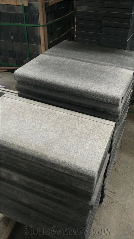G684 Black Basalt, Swimming Pool Bullnose Coping