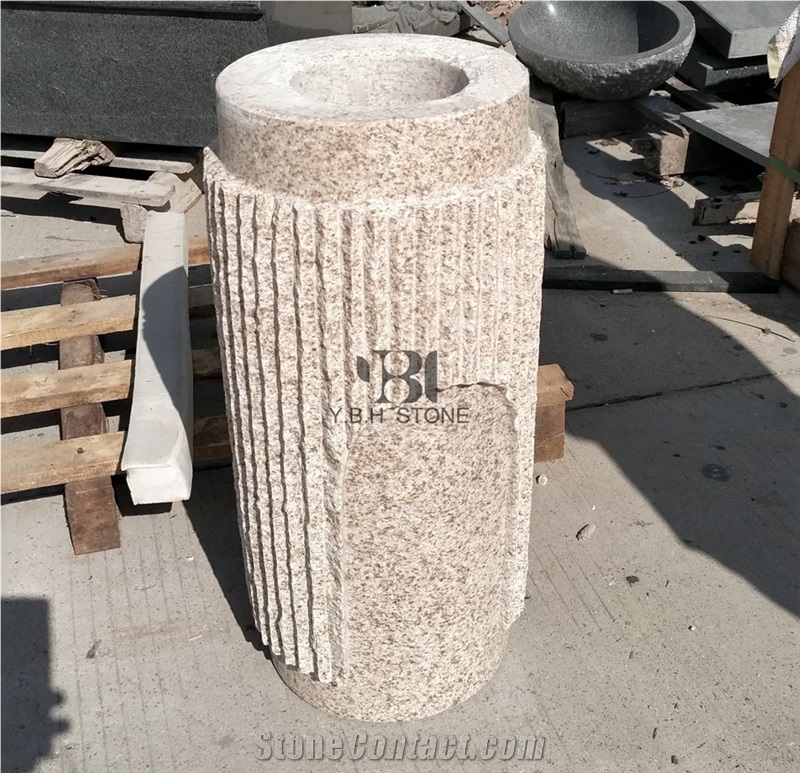 Golden Rusty Granite G682,Pedestal Basin/Farm Sink
