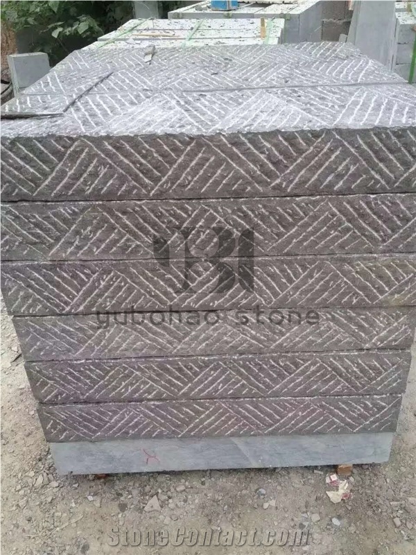 Natural Split Blue Limestone,Paving Set,Cube Stone