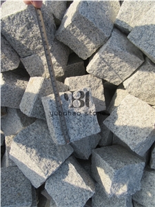 Saudi Bianco,Cheap G603 Granite Cobble Stone/Cubes